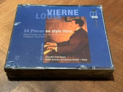 Louis Vierne 24 Pieces en style libre BEN VAN OOSTEN Organ MDG GOLD 3 CD BOX NEW - Image 1 of 2