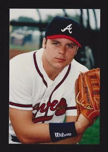 1996 Ryan Klesko ATLANTA BRAVES FOTO ISTANTANEA ORIGINALE NON FIRMATA 4x6 #4 - Foto 1 di 1
