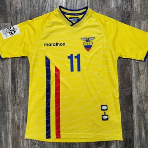 Camiseta de fútbol local Maratón Ecuador 2003 Agustín Delgado Hombre M Mundial Mundial Mundial - Imagen 1 de 7
