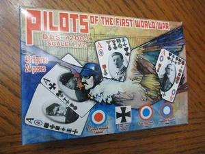 Dark Dream Studio #72003 WWI Pilots 1/72 Scale 48 Fig 24 pose 66pc Gray - Picture 1 of 1