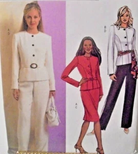 Butterick #B4690 Jacket, Skirt, Pants, Belt Pattern-Ms/MP Sizes 14-16-18-20-New - Picture 1 of 4