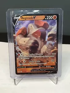 Regirock 104/202 Pokemon Schwert & Schild Basic V Art Foil Ultra Rare NM - Bild 1 von 2