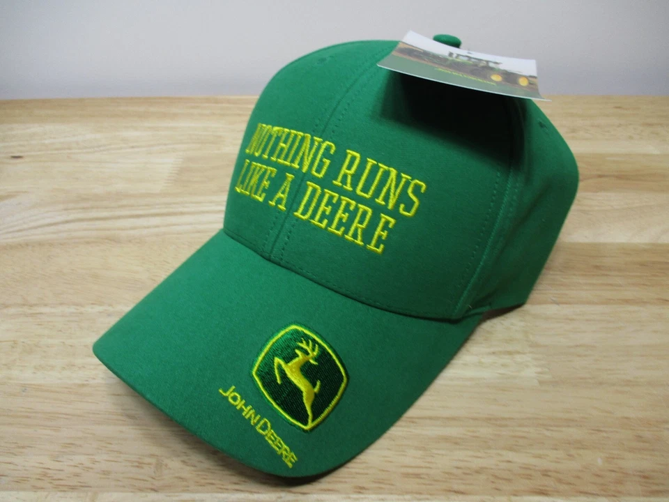 LP69072 John Deere Licensed Green Cap / Hat Adjustable