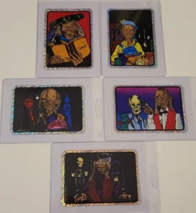 TALES FROM THE CRYPT 1994 PRISMATIC Prisma MÁQUINA EXPENDEDORA JUEGO DE 5 TARJETAS *B1 - Imagen 1 de 4