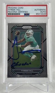 TYREEK HILL ""CHEETAH"" FIRMADO AUTOGRAFIADO 2022 PRIZM #180 DELFINES MIAMI PSA/ADN - Imagen 1 de 2