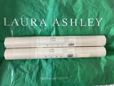 Laura Ashley Lille Linen wallpaper-Various batches & condition, choose from list