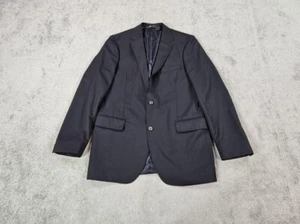 J Crew Suit Jacket 40 L Navy Wool Solid Luxury Designer Business Premium Sport - Picture 1 of 21
