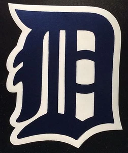 HUGE DETROIT TIGERS IRON-ON PATCH - 6.5" x 7.5" - Picture 1 of 1