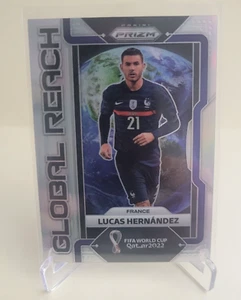 2022 PANINI PRIZM WORLD CUP GLOBAL REACH SILVER PRIZM LUCAS HERNANDEZ #12 FRANCE - Picture 1 of 2