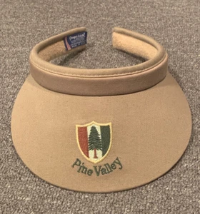 Pine Valley Golf Club Visor Member Course Hat Embroidered Logo NJ - Picture 1 of 6