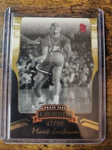 2006-07 Press Pass Legends Mark Jackson Gold 47/99 #G58 Knicks St. John's