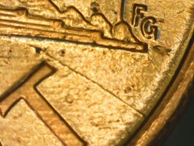 1990 Penny Die Crack Reverse - Image 1 of 4