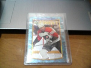 1994-95 TOPPS FINEST # 38- ERIC LINDROS- FLYERS- MINT