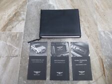Bentley Continental GT Speed Owners handbook pack & wallet 2007