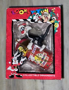 Vintage 1997 Matrix SYLVESTER & TWEETY BIRD Cookie Jar Ornament LOONEY TUNES - Picture 1 of 4