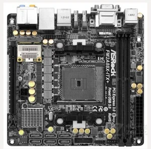 For ASRock FM2A88X-ITX+ Desktop Motherboard Socket FM2 FM2+ A88X ITX DDR3 - Picture 1 of 4