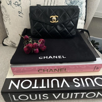 Authentic CHANEL Vintage CC Quilted Leather Waist Bum Bag **No Belt**CHIC ❤️ - Image 1 of 4