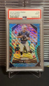 2019 Prizm Tom Brady Blue Wave /199 PSA 9 - Picture 1 of 2