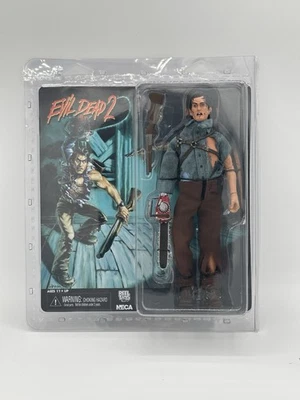 Figura de acción Neca Evil Dead 2 Hero Ash retro tela sellada 8 pulgadas 2014 nueva en caja Foto 1 de 4
