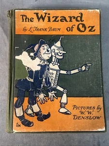Antique 1903 The Wizard of Oz by L. Frank Baum 1st Edition Illustrated HC - Picture 1 of 14