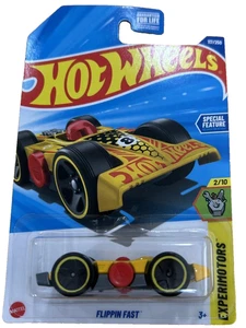 Hot Wheels 2025 Experimotors 2/10 Flippin Fast Yellow Fidget Spinnger - Imagen 1 de 1