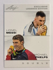 Messi Argentina Michael Phelps *2024 "Special Release" Soccer / Swimming Card - Picture 1 of 2