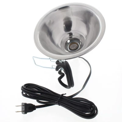 Leviton Grip-Lite зажим лампа алюминиевый 8,5 дюйма абажур с 12 футов 18/2 шнур сверхпрочный - Изображение 1 из 4