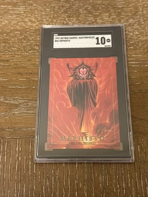1992 Marvel Masterpieces Mephisto #54 SGC 10 GEM MINT  *RARE!!!* - Image 1 of 2