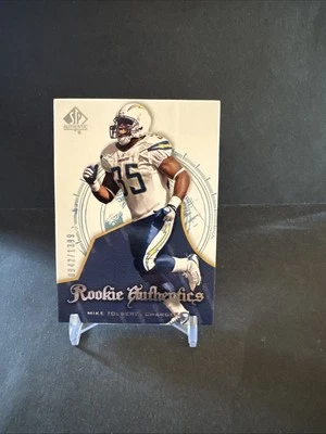 #109 Mike Tolbert 2008 UDC SP Authentic Football 942/1399 NM  - Image 1 of 3