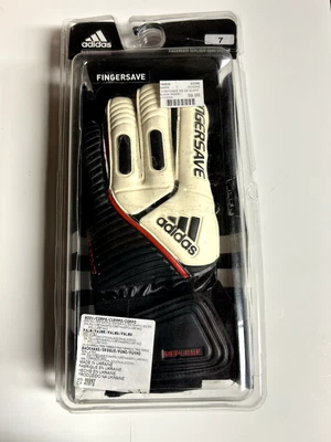 ADIDAS Performance fingersave Gloves Hard Ground Size 7  IN BOX - Image 1 of 4