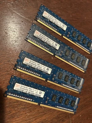 4x Hynix HMT325U6CFR8C-PB 2GB PC3-12800U-11-11-A1 1Rx8 Desktop RAM USED AS-IS - Image 1 of 2
