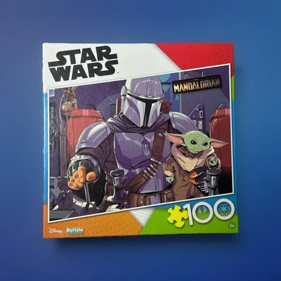 Star Wars Mandalorian Baby Yoda 100 Pc Jigsaw Puzzle Buffalo Games - Image 1 of 4