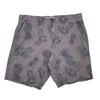 Pantalones cortos chinos de algodón gris ISLAND REPUBLIC para hombre W34 Foto 1 de 4