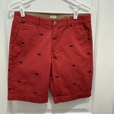 Pantalones cortos niño Crewcuts, informales, talla 14, rojos, excelente estado, apenas usados Foto 1 de 4