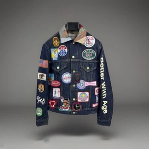 Better With Age - Patch Work Denim Jacket Size: L - Picture 1 of 14