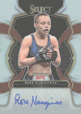2023 Panini Select UFC #SG-RNM Rose Namajunas Signatures - Image 1 of 2