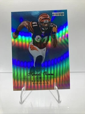 2010 Topps Tribute 84/89 Blue Refractor Terrell Owens TO Bengals Imperfections  - Image 1 of 4