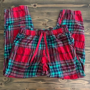 Pantalones de pijama para mujer Joyspun a cuadros L rojo verde azul marino marrón cintura elástica - Imagen 1 de 6