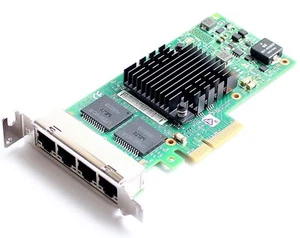 Adaptateur serveur Ethernet Intel I350-T4 4 ports / I350-T4G2P20 profil bas - Photo 1/1