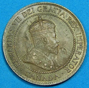 Canada Large Cent Coin 1903 VF+, Edward VII, Free S/H after 1st item - Picture 1 of 2