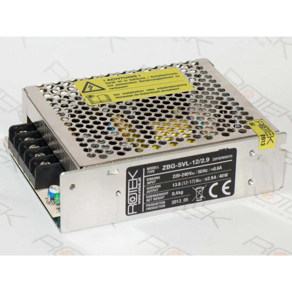 Bleiakku Ladegerät Einbau Netzadapter Netzteil 110V/230V auf 12V/13.8V DC 3A 40W - Bild 1 von 1