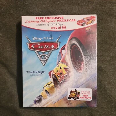 NEW Cars 3 Blu-Ray + DVD + Digital Disney Pixar movie - Image 1 of 2