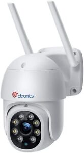 CCTV Camera Outdoor, Ctronics 1080P PTZ Digital Zoom Wifi Security Camera