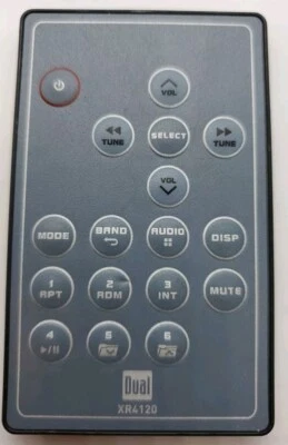 Original Dual XR4120 Remote Control XDM6351 XR4115 - Image 1 of 3