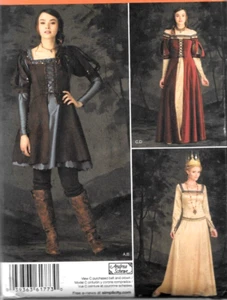 Renaissance Celtic Warrior Queen Gown Costume 14-22 Simplicity 1773 Pattern UCFF - Picture 1 of 4