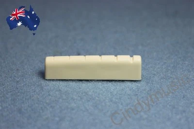 New Guitar Nut Slotted Up-Saddle For Acoustic Guitar 6 String - image 1 of 4