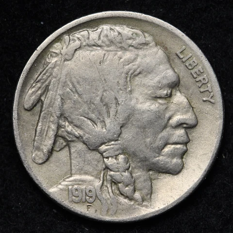 1919 Buffalo Nickel CHOICE VF E152 GJM Cover