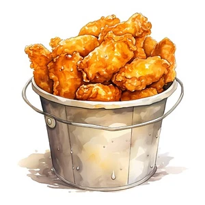 Adesivi auto sticker pollo fast food sticker - Foto 1 di 1