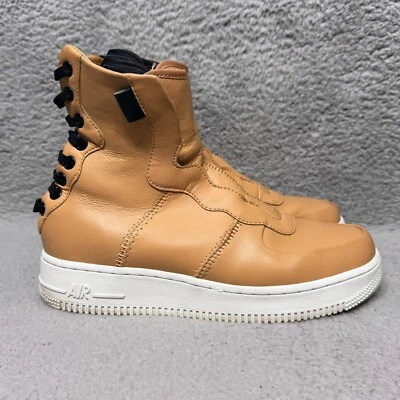 Nike Air Force 1 Rebel XX Womens Size 7.5 Sneakers Boot Shoes Praline Tan White - Image 1 of 4