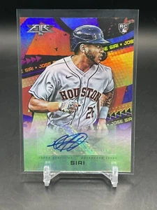 2022 Topps Fire Jose Siri Purple #/50 Auto Astros RC Autograph - Picture 1 of 2